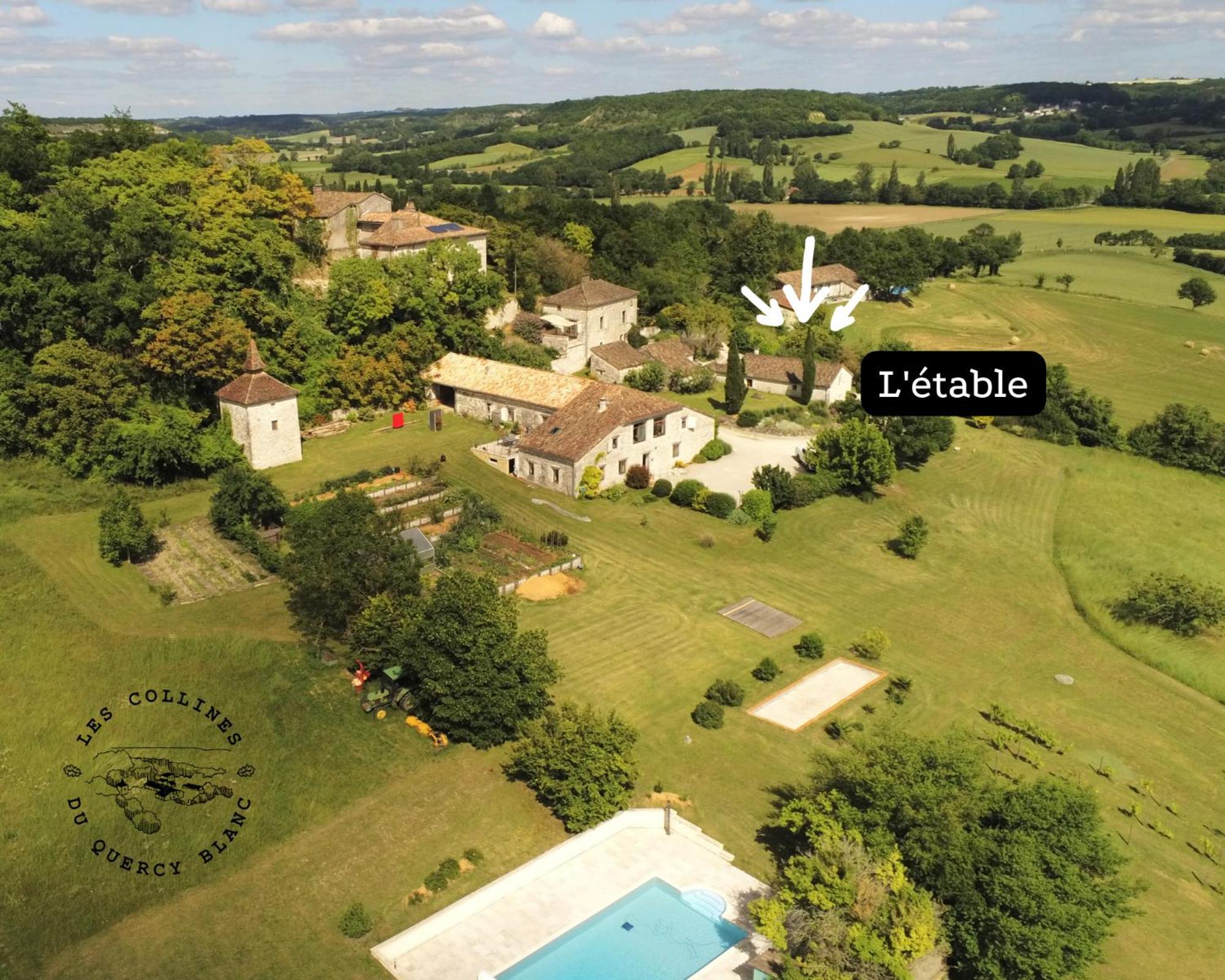 Castelnau-Montratier Les Collines Du Quercy Blanc 빌라 객실 사진